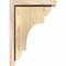 Ekena Millwork New Brighton Rough Sawn Corbel w/Backplate, Douglas Fir, 6"W x 10"D x 14"H COR06X10X14NEB01RDF - alternate 3